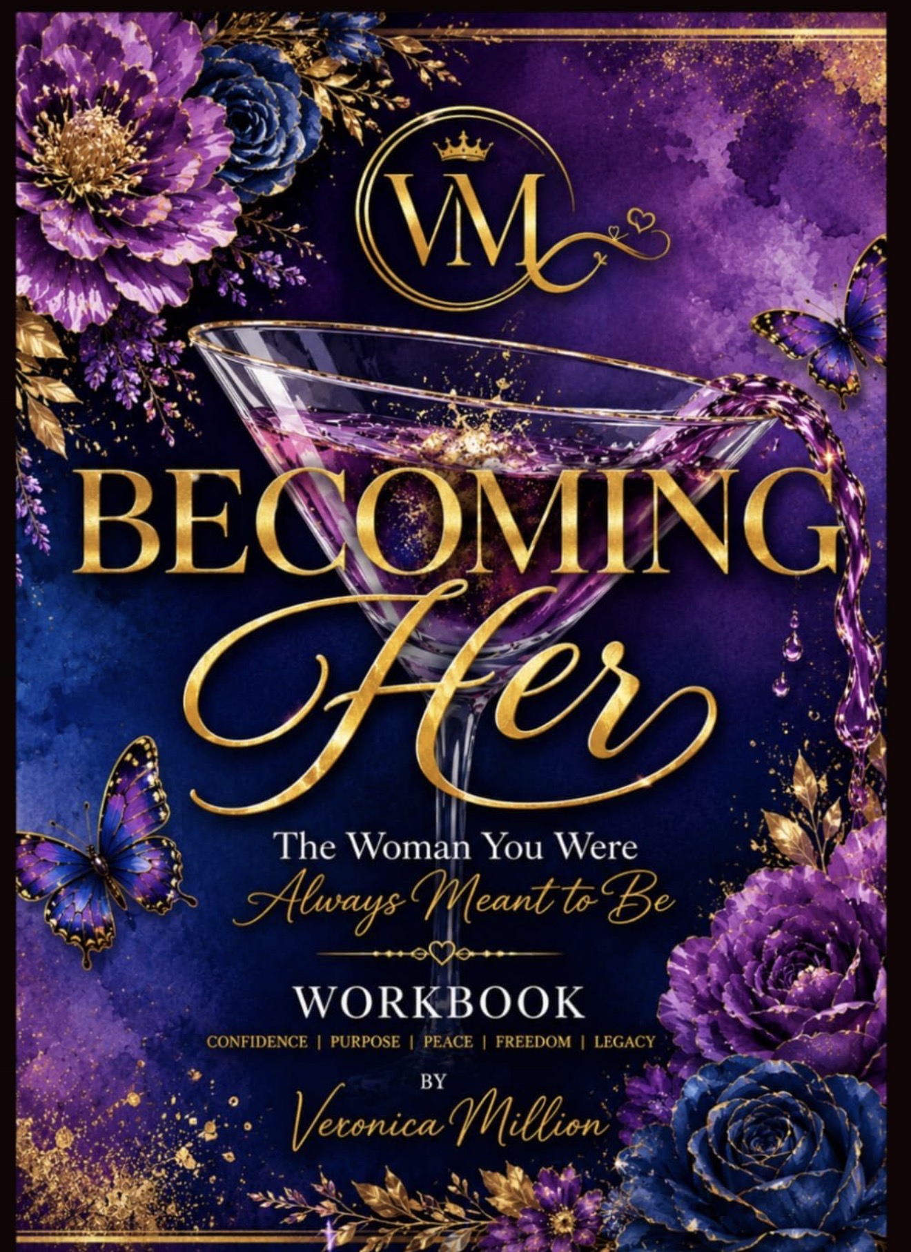 Becoming Her by Veronica Million book cover